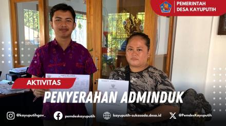 PENYERAHAN ADMINDUK